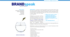 Desktop Screenshot of brandspeakllc.com